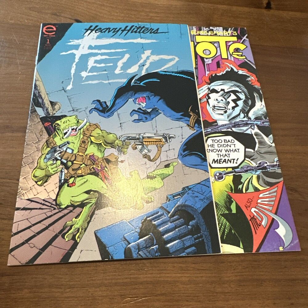 Lot Of 2 Epic Comic Books Heavy Hitters Feud #1 & Coyote #8